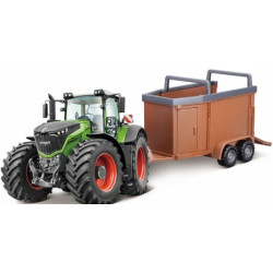 Fendt 1000 Vario traktor marhaszállító pótkocsival , BB1831652