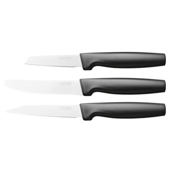 Fiskars Functional Form asztali zöldségkés készlet, 3 különböző késsel (1057561)