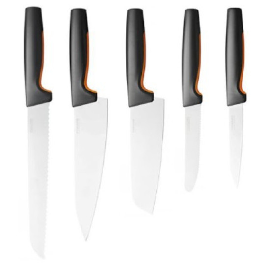 Fiskars Functional Form késkészlet , 5 késsel , műanyag blokkban (1057554)