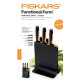 Fiskars Functional Form késkészlet , 5 késsel , műanyag blokkban (1057554)