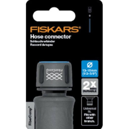 Fiskars Performance FiberComp tömlő gyorscsatlakozó 13mm(1/2") átfolyós 1054786