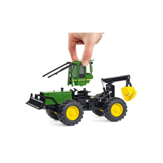 John Deere erdészeti rakodó traktor fém 1:32 méretarány 4062