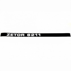 Matrica "Zetor 6211" felírattal bal