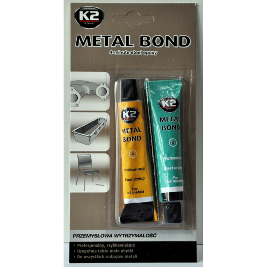 Metal bond 4-minute steel epoxy K2 58g