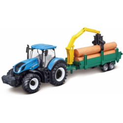 New Holland T7.315 traktor rönkszállító pótkocsival , BB1831655