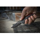Ősszecsukható kés sima élű 89mm D2 acél fekete (4932492453)